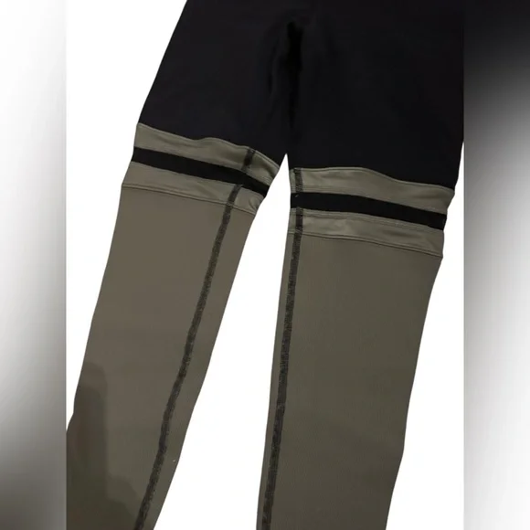 ALO Yoga Black and Olive Leggings XS but will fit S - Picture 6 of 8